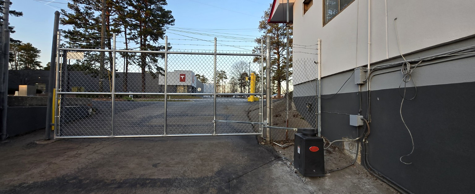 SGA self-storage entrance gate
