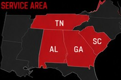 SGA service area map